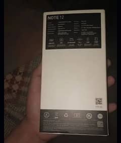 infinix NoTe 12 for sale Full okay mobile or box  number 03254783907