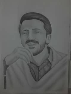 Customized Handmade pencil Portrait sketch Artist in Lahore Pakistan