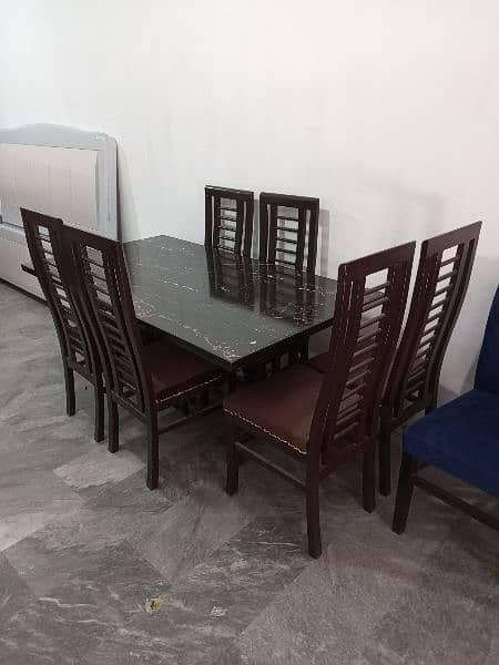 Dining Tables For sale 4 Seater\ 4 chairs dining table\wooden dining 1