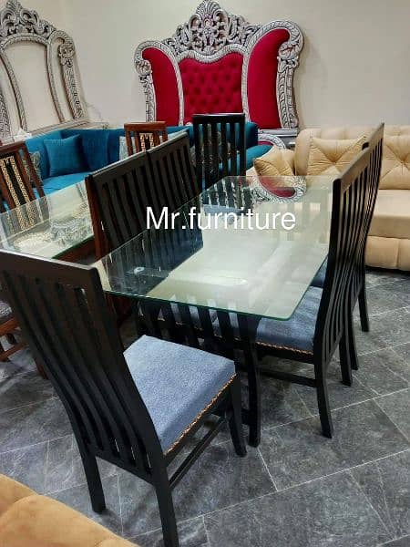 Dining Tables For sale 4 Seater\ 4 chairs dining table\wooden dining 7