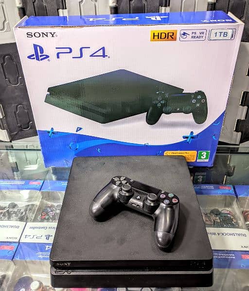 ps4 slim 1TB used available in good condition 1
