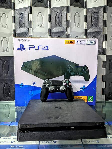 ps4 slim 1TB used available in good condition 2