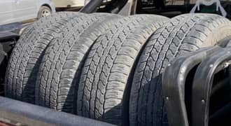 4 x Tyres 255-60-R18 (Made in Malaysia) in good condition