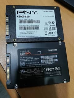 Samsung EVO & PNY 1TB 2.5" SATA SSD (UAE Import Stock)