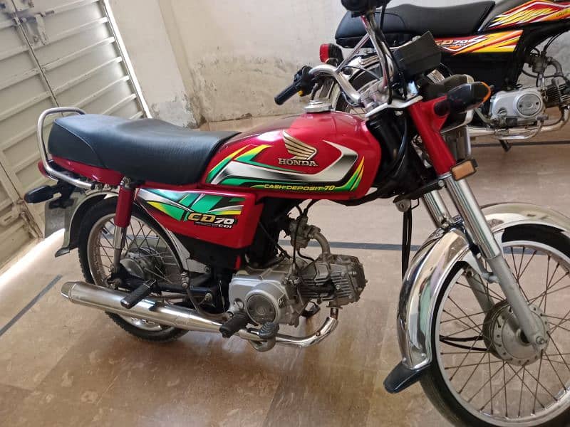 Honda CD 70cc bike 2022 model 6