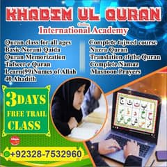 Tuition Academy/Online Quran teacher/Islamic Studies Teacher/