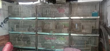 Rabbit cages for sale. 2 tower. 12 portion . good condition