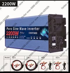 Pure Sine Wave Solar Inverter 24V To AC 220V 2200W Universal Pow