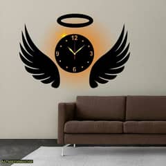 Beautiful Modern Design wall clock with light ( Free Home Delivery)
