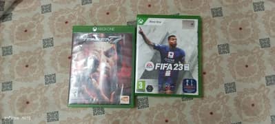 FIFA 23 and TEKKEN 7 XBOX ONE.