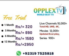opplex TV IPTV LIVE TV channels / Andriod& Smart led