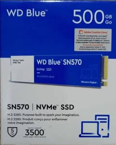 WD BLUE SSD SN570 NVME 500GB