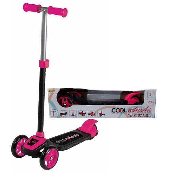 Cool 3 Wheel Height Adjustable Twist Scooter 2