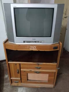 21"' TV And Trolly