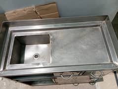 Steel Cabinet+ sink