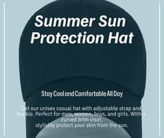 Sun Protection Cap for Men, Women Boys and Girls