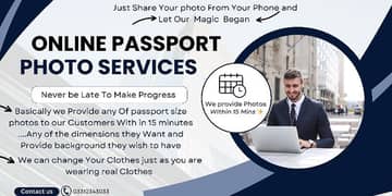 Get Your Passport size photos within just 15 Mins