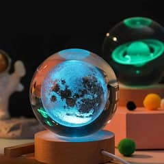 Moon 3D Crystal Ball Night Lamp / lamp / crystal lamp light 0