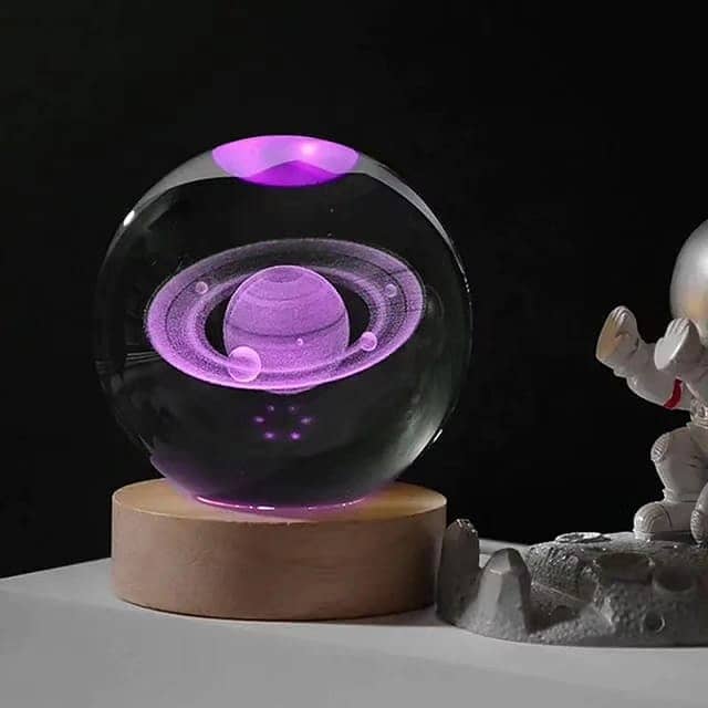 Moon 3D Crystal Ball Night Lamp / lamp / crystal lamp light 11