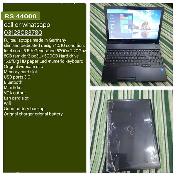 Asus Glossy Laptop 4th Generation 4GB Ram 250GB HDD 2Hours batry tmng 15