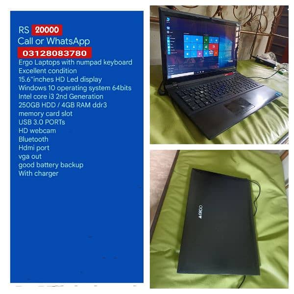 Asus Glossy Laptop 4th Generation 4GB Ram 250GB HDD 2Hours batry tmng 16