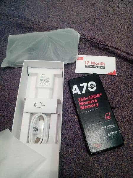 iTel A70 Pro 12/256 NEW 1 DAY USED ALL BOX 2