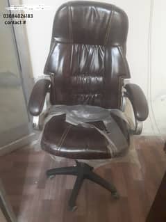 Office chair for sale with good condition contact 03084026183