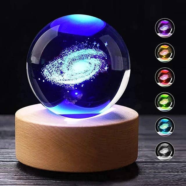 Moon 3D Crystal Ball Night Lamp / lamp / crystal lamp light 5