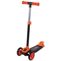 Cool 3 Wheel Height Adjustable Twist Scooter