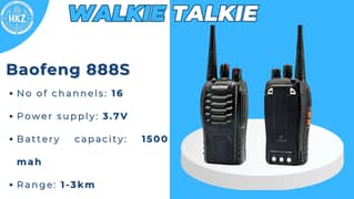 Walkie Talkie | Wireless Set Official BF-888s Two Way Radio