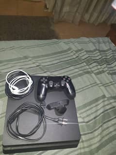 ps4 slim 1tb with original controller and wires