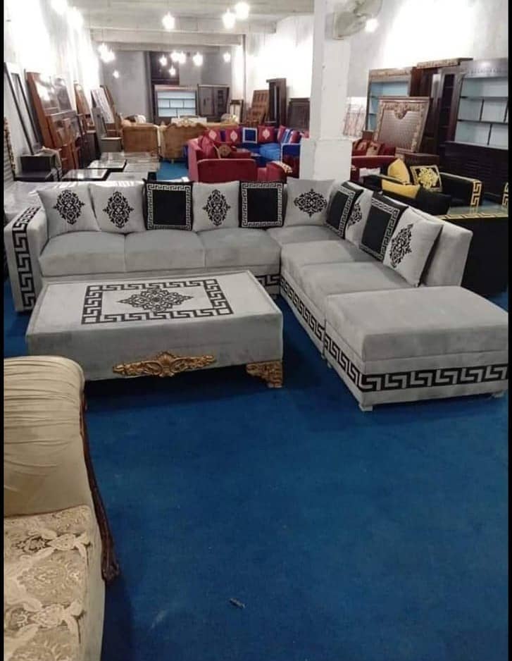 L shape sofa set / 6 seter sofa / furniture / sofa set 16