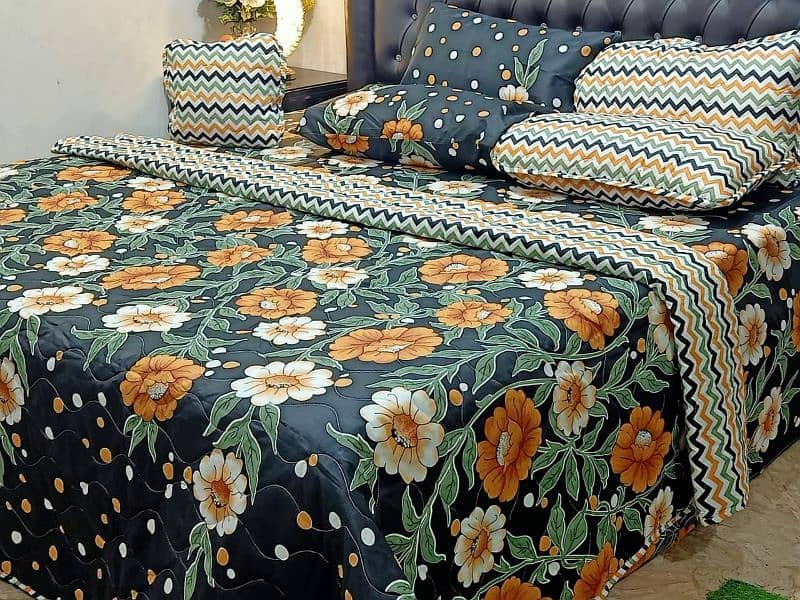 7pc comforter set with blanket 7