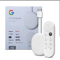 Chrome Cast HD. brand new only box open hay 10/10