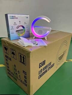 bluetooth speaker wireless charging with colorfull lights