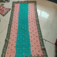 Bridal dresses barat and valima. stitched saree