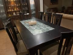 Spacious Dining Table: Seats 8 Comfortably – Grab It Now