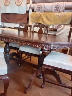 Dinning table with 6 chairs solid 25% OFF
