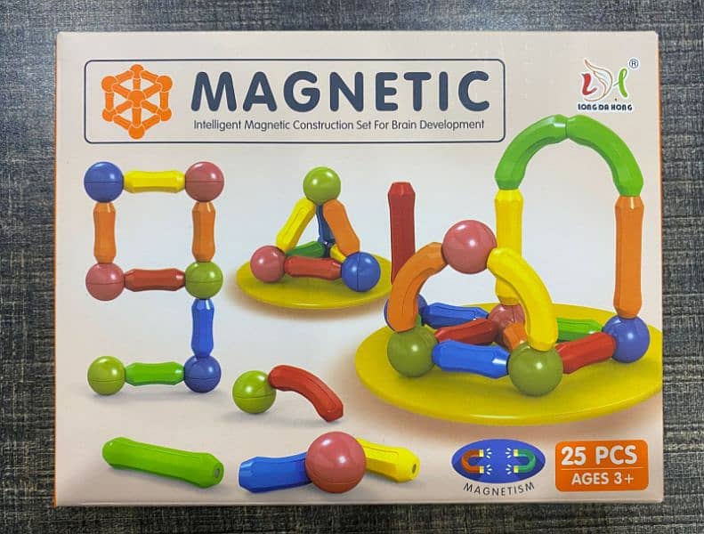 25 Pcs Magnetic Bar Block 0