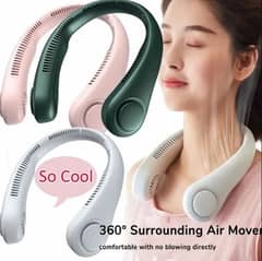 Imported Portable Neckband Fan| Free Home Delivery