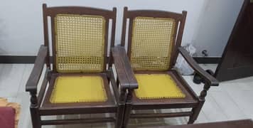 wood 4 chairs for sale