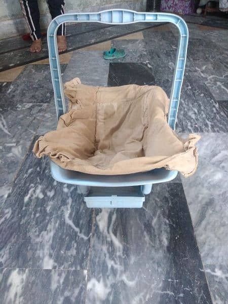 Baby Pram With Baby Cot Free Gift Like a New And Price Attached. 5