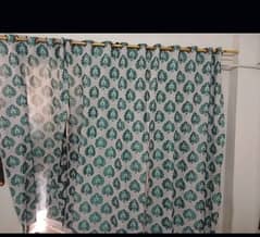3 green curtain 2100rs