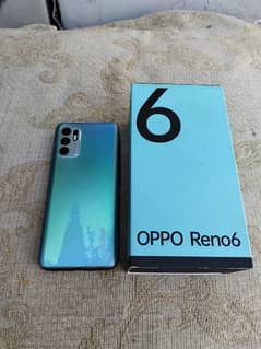 OPPO Reno 6 8/128 with box charger read add plz