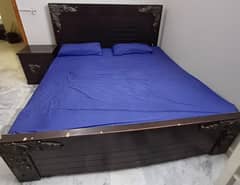 Dark brown King size bed