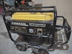 Firman Generator For Sell In Good Condition 2.50 KVA 0