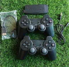 GameStick with 20k+ Games 2 Controller 64GB Card & Free Game Downloads