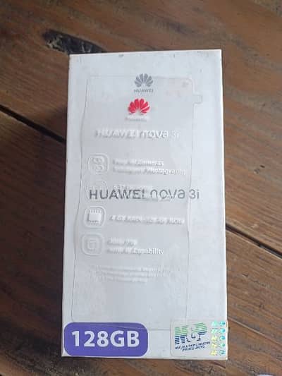huawie Nova 3i with Box nd original charger 4\128