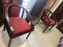Premium bedroom chairs and table