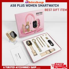 A58 Plus 2024 Women's Luxury Gold Watch Unique Gift Set
